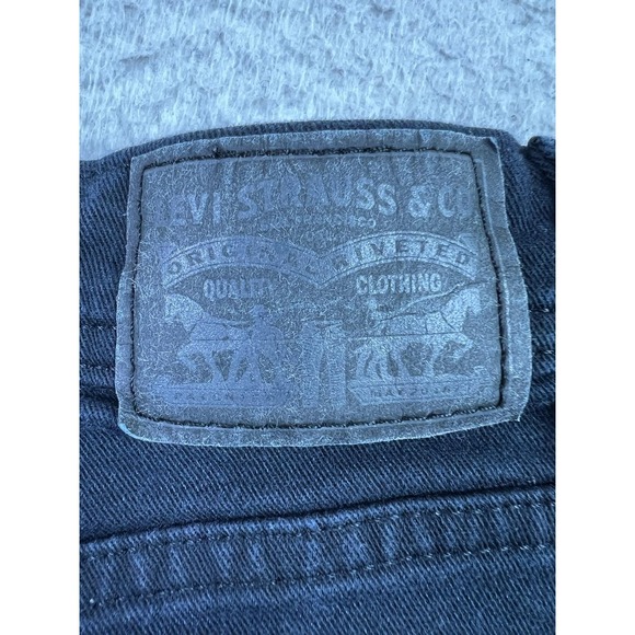 Levis 721 High Rise Skinny Ankle Jeans Womens 27 Black Cargo Stretch Denim Pants - Picture 3 of 16